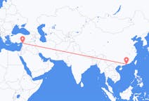 Flüge von Shenzhen, China nach Provinz Hatay, die Türkei