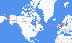 Flyrejser fra Nome, USA til Lübeck, Tyskland