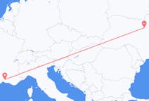 Flyg från Kiev till Nîmes
