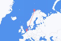 Flyg från amsterdam, Nederländerna till Tromsø, Norge
