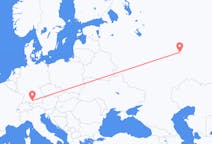 Flyreiser fra Kazan, Russland til Memmingen, Tyskland