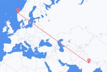 Flyreiser fra Kanpur, India til Ålesund, Norge