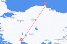 Рейсы из Синопа, Турция в Анталию, Турция