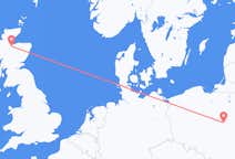 Flyrejser fra Inverness, Skotland til Warszawa, Polen