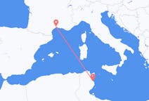 出发地 突尼斯出发地 莫纳斯提尔目的地 法国蒙彼利埃的航班