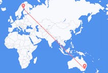 Flyg från Canberra, Australien till Lulea, Sverige