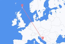 Flights from Shetland Islands, the United Kingdom to Split, Croatia