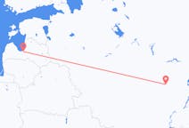 Flyg från Saransk till Riga
