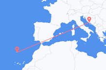Flyrejser fra Funchal til Split