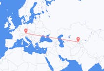 Flug frá Tashkent til Salzburg