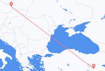 Vluchten van Ostrava, Tsjechië naar Diyarbakir, Turkije