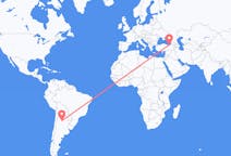 Flyreiser fra Santiago del Estero, Argentina til Trabzon, Tyrkia