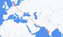 Flyg från Mangalore, Indien till Rostock, Tyskland