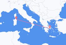 Рейсы из Ольвии, Италия в Афины, Греция