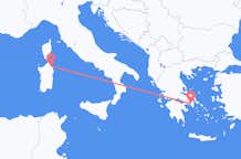 Flights from from Olbia to Athens