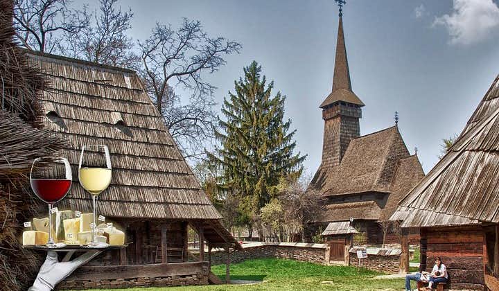 Traditions in Bucharest: Village Museum and Wine Tasting Tour