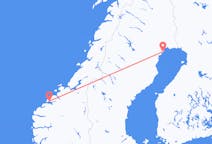 Vols depuis la ville de Molde vers la ville de Luleå