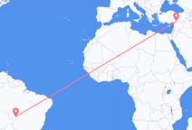 Flyreiser fra Cuiabá, Brasil til Gaziantep, Tyrkia