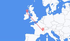 Flyrejser fra Grenoble, Frankrig til Derry, Frankrig