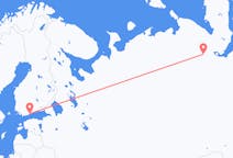 Fly fra Salekhard til Helsinki