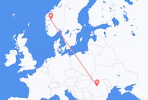 Flights from Sogndal, Norway to Târgu Mureș, Romania