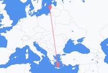 Flyg från Palanga, Litauen till Heraklion, Grekland