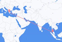 Flyrejser fra Penang, Malaysia til Patras, Grækenland
