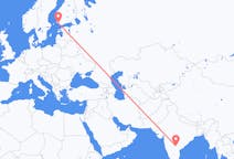 Flights from Hyderabad, India to Turku, Finland
