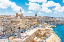 Convertible rental in Valletta, Malta