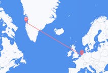 Flyreiser fra Aasiaat, Grønland til Amsterdam, Nederland
