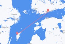 Flyrejser fra Visby, Sverige til Helsinki, Finland
