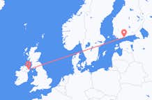 Vols d’Helsinki, Finlande pour Belfast, Irlande du Nord