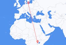 Flights from Kigali to Szczecin
