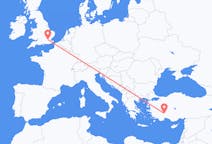 Flights from Isparta, Turkey to London, the United Kingdom