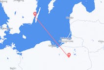 Flights from Kalmar, Sweden to Szymany, Szczytno County, Poland