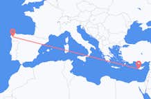 Vluchten van Santiago de Compostella naar Paphos
