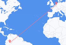 Flyg från Iquitos, Peru till Eindhoven, Nederländerna