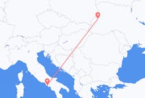 Flyrejser fra Napoli, Italien til Lviv, Ukraine