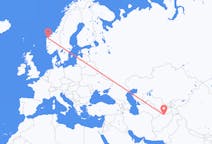Flyrejser fra Mazar-e Sharif, Afghanistan til Volda, Norge