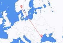 Loty z Konstanca, Rumunia do Osło, Norwegia