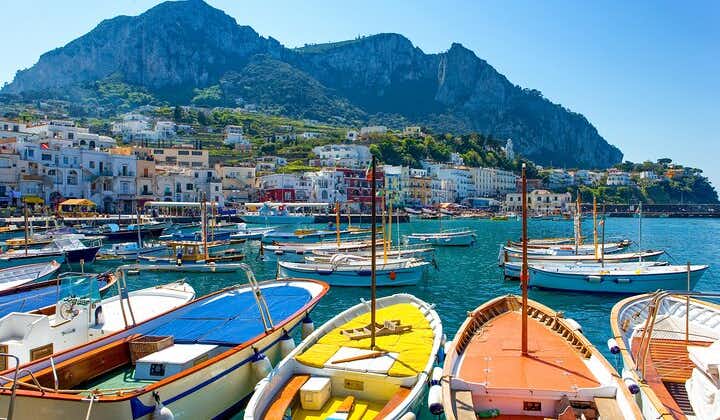 Capri Boat och Walking Tour