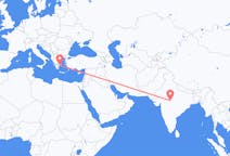 出发地 印度出发地 博帕尔目的地 希腊雅典的航班