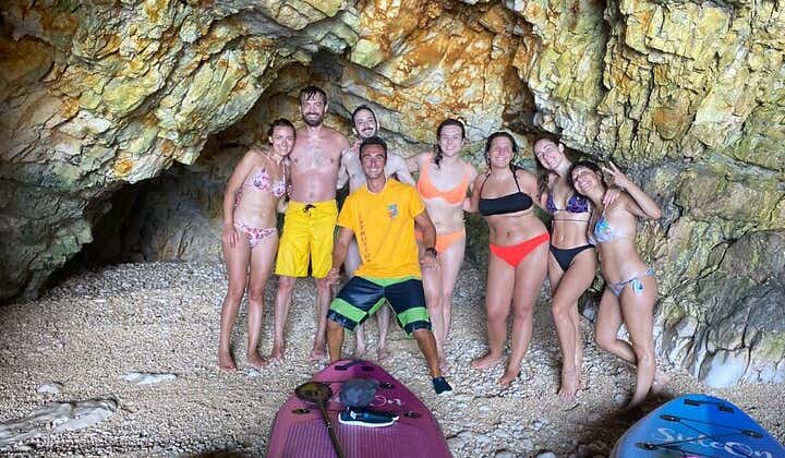 Sup Tour in Polignano caves 