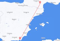Flyrejser fra Carcassonne, Frankrig til Almeria, Spanien