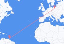 Flights from Tobago, Trinidad & Tobago to Bydgoszcz, Poland