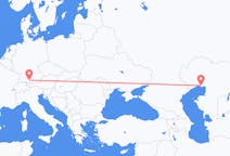 Flyreiser fra Atyrau, Kasakhstan til Memmingen, Tyskland