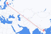 Flights from Ubon Ratchathani Province to Helsinki