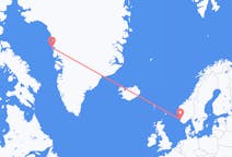 노르웨이 스타방에르에서 출발해 그린란드 우퍼나비크에게(으)로 가는 항공편
