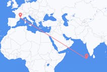 Flights from Dharavandhoo, Maldives to Montpellier, France