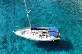 米洛斯岛周围的全日私人帆船巡游